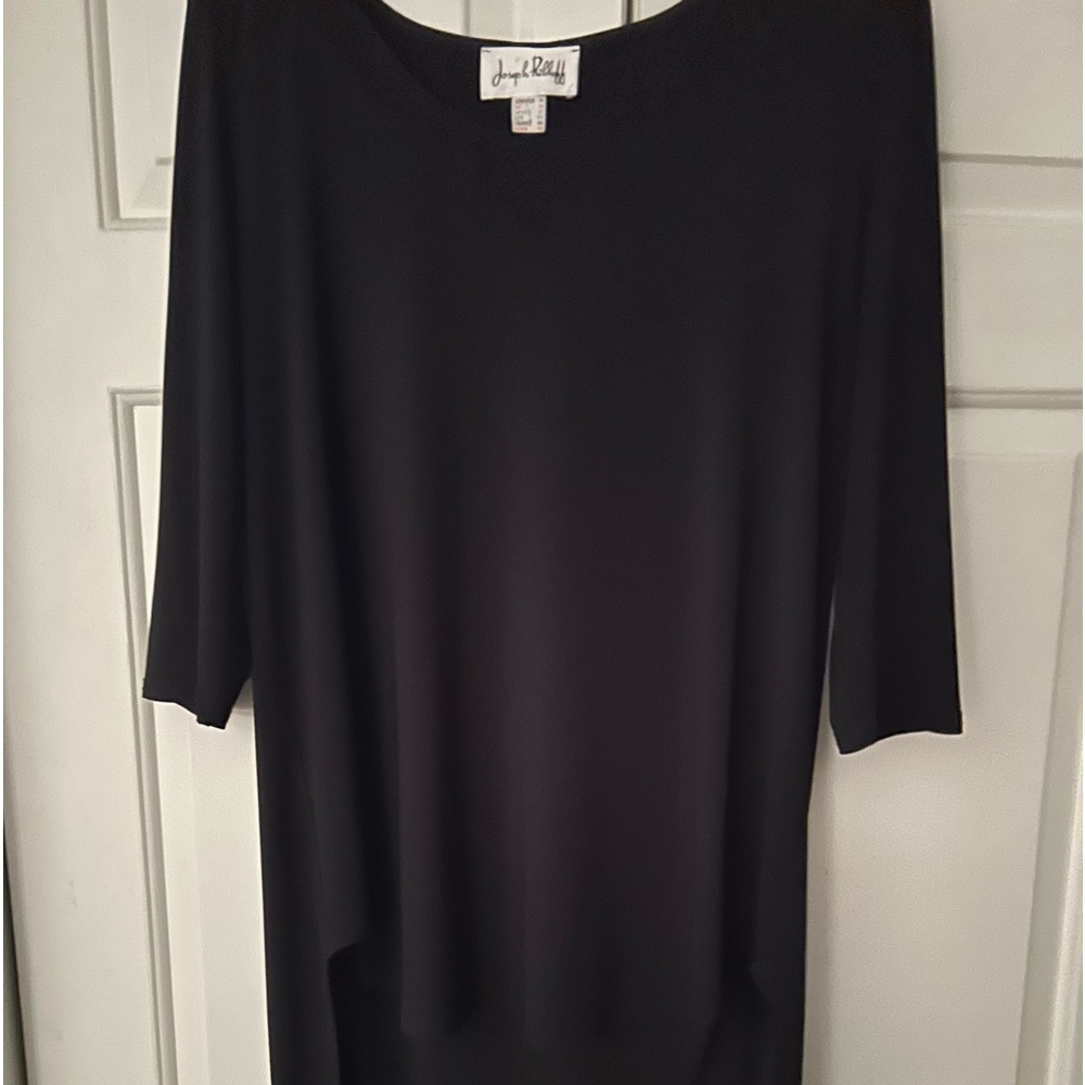 Joseph Ribkoff black tunic top 14